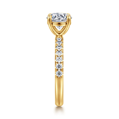 Winslow - 18K Yellow Gold Round Diamond Engagement Ring