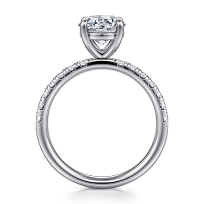 Winslow - Platinum Round Shape Diamond Engagement Ring