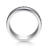 Xavier - 14K White Gold and Black Diamond Men's Band in High Polished Finish - 1.09 ct