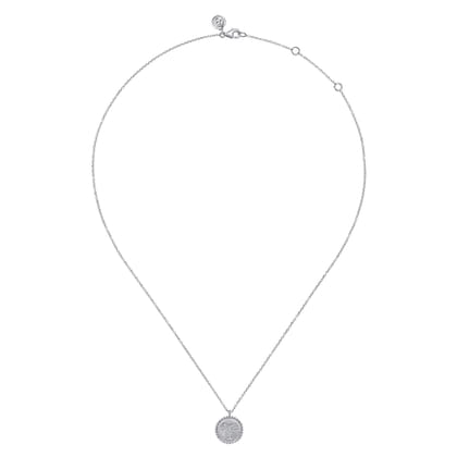 Zodiac - 925 Sterling Silver Diamond Bujukan Aries Mar 21 - Apr 19 Zodiac Pendant Necklace