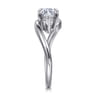 Delphi - 14K White Gold Bypass Marquise Shape Diamond Engagement Ring