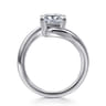 Delphi - 14K White Gold Bypass Princess Cut Diamond Engagement Ring
