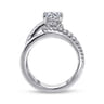 Emerie - 14K White Gold Round Diamond Engagement Ring - 0.43 ct