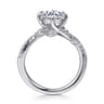 Darcie - 14K White Gold Round Diamond Engagement Ring - 0.25 ct
