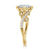 Darcie - 14K Yellow Gold Princess Cut Diamond Engagement Ring - 0.25 ct