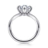 Cosmic - 14K White Gold Marquise Shape Diamond Engagement Ring - 0.08 ct