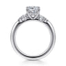 Caye - 14K White Gold Cushion Cut Diamond Engagement Ring - 0.7 ct