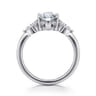 Bleine - 14K White Gold Marquise Shape Diamond Engagement Ring - 0.37 ct