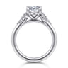 Meera - 14K White Gold Diamond Engagement Ring - 0.23 ct