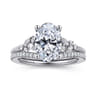 Meera - 14K White Gold Diamond Engagement Ring - 0.23 ct