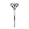 Meera - 14K White Gold Diamond Engagement Ring - 0.23 ct