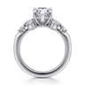 Alexa - 14K White Gold Pear Shape Diamond Engagement Ring - 0.5 ct