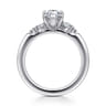 Caye - 14K White Gold Pear Shape Diamond Engagement Ring - 0.7 ct