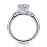 Caye - 14K White Gold Princess Cut Diamond Engagement Ring - 0.7 ct