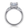 Caye - 14K White Gold Radiant Cut Diamond Engagement Ring - 0.7 ct