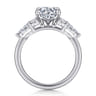 Avah - 14K White Gold Round Diamond Engagement Ring - 0.5 ct