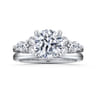 Avah - 14K White Gold Round Diamond Engagement Ring - 0.5 ct