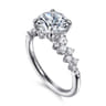 Cove - 14K White Gold Round Diamond Engagement Ring - 0.5 ct