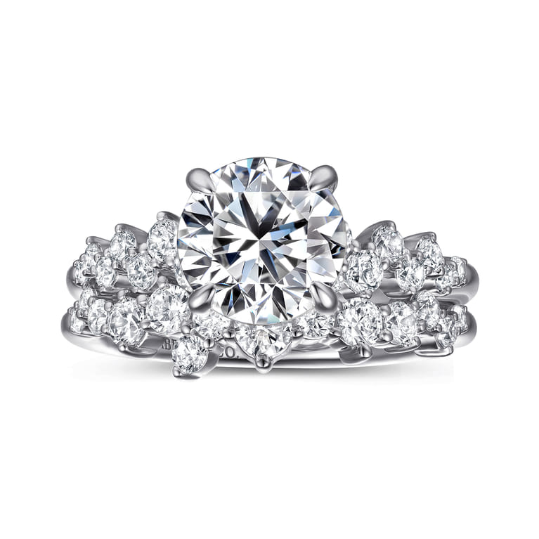 Cove - 14K White Gold Round Diamond Engagement Ring - 0.5 ct - Shot 4