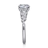 Cove - 14K White Gold Round Diamond Engagement Ring - 0.5 ct