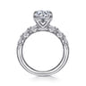 Rivka - 14K White Gold Round Diamond Engagement Ring - 0.5 ct