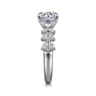 Rivka - 14K White Gold Round Diamond Engagement Ring - 0.5 ct