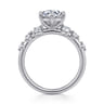 Reena - 14K Yellow Gold Round Diamond Engagement Ring - 0.5 ct