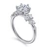 Reena - 14K Yellow Gold Round Diamond Engagement Ring - 0.5 ct