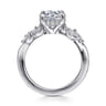 Collette - 14K White Gold Diamond Engagement Ring - 0.5 ct