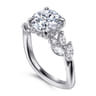 Collette - 14K White Gold Diamond Engagement Ring - 0.5 ct