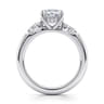 Caye - 14K White Gold Round Diamond Engagement Ring - 0.4 ct