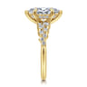 Cove - 14K Yellow Gold Marquise Shape Diamond Engagement Ring - 0.45 ct