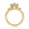 Cicely - 14K Yellow Gold Marquise Shape Diamond Engagement Ring - 0.3 ct