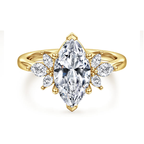 Marquise-Cut Engagement Ring