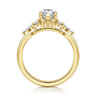 Avah - 14K Yellow Gold Pear Shape Diamond Cluster Engagement Ring - 0.28 ct
