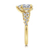 Cove - 14K Yellow Gold Pear Shape Diamond Engagement Ring - 0.45 ct