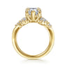 Alexa - 14K Yellow Gold Pear Shape Diamond Engagement Ring - 0.5 ct