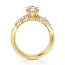 Collette - 14K Yellow Gold Pear Shape Diamond Engagement Ring - 0.5 ct