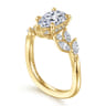 Collette - 14K Yellow Gold Pear Shape Diamond Engagement Ring - 0.5 ct