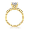 Reena - 14K Yellow Gold Princess Cut Diamond Engagement Ring - 0.18 ct