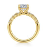 Cove - 14K Yellow Gold Round Diamond Engagement Ring - 0.45 ct