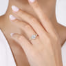Cove - 14K Yellow Gold Round Diamond Engagement Ring - 0.5 ct
