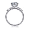 Reena - Platinum Round Diamond Engagement Ring - 0.18 ct