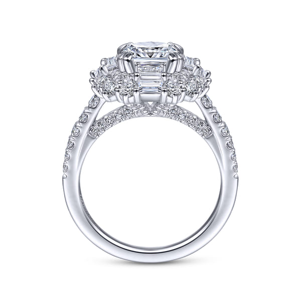 Double Halo Engagement Ring