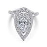 Trinitaria - 14K White Gold Pear Shape Diamond Engagement Ring - 1.21 ct