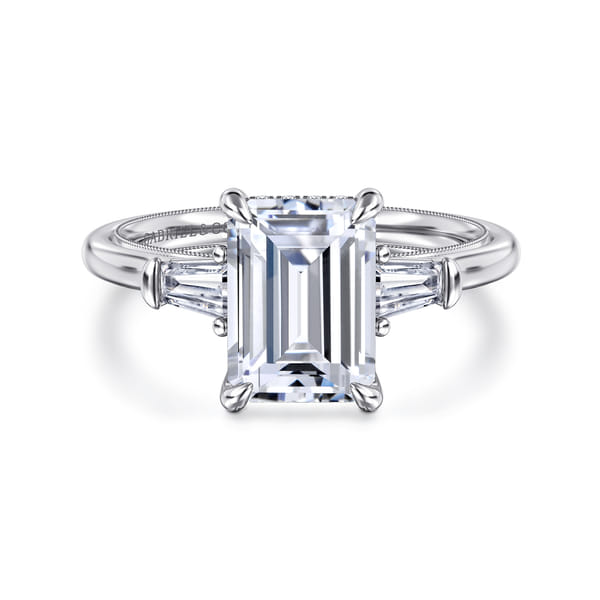 Emerald-Cut Engagement Ring