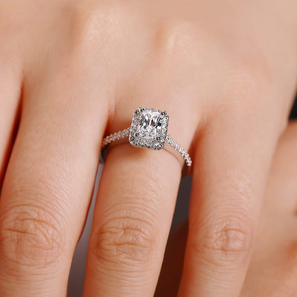 Emerald-Cut Engagement Ring