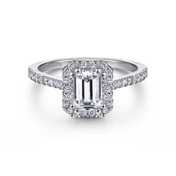 Emerald-Cut Engagement Ring