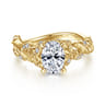 Martedi - 14K Yellow Gold Diamond Engagement Ring - 0.15 ct