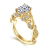 Martedi - 14K Yellow Gold Diamond Engagement Ring - 0.15 ct